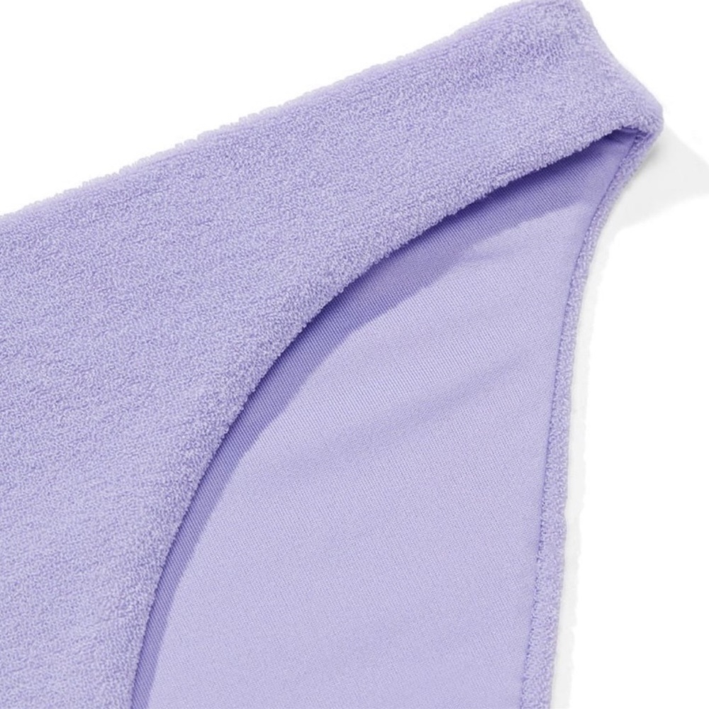 Victoria's Secret Terry Cloth underwire bikini top & bottom lavender purple - Picture 8 of 13